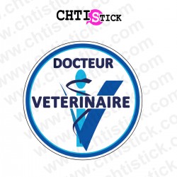chtistick autocollant logo vétérinaire