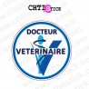 chtistick autocollant logo vétérinaire