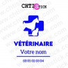 chtistick autocollant vétérinaire