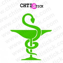chtistick caducée pharmacie
