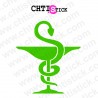 chtistick caducée pharmacie