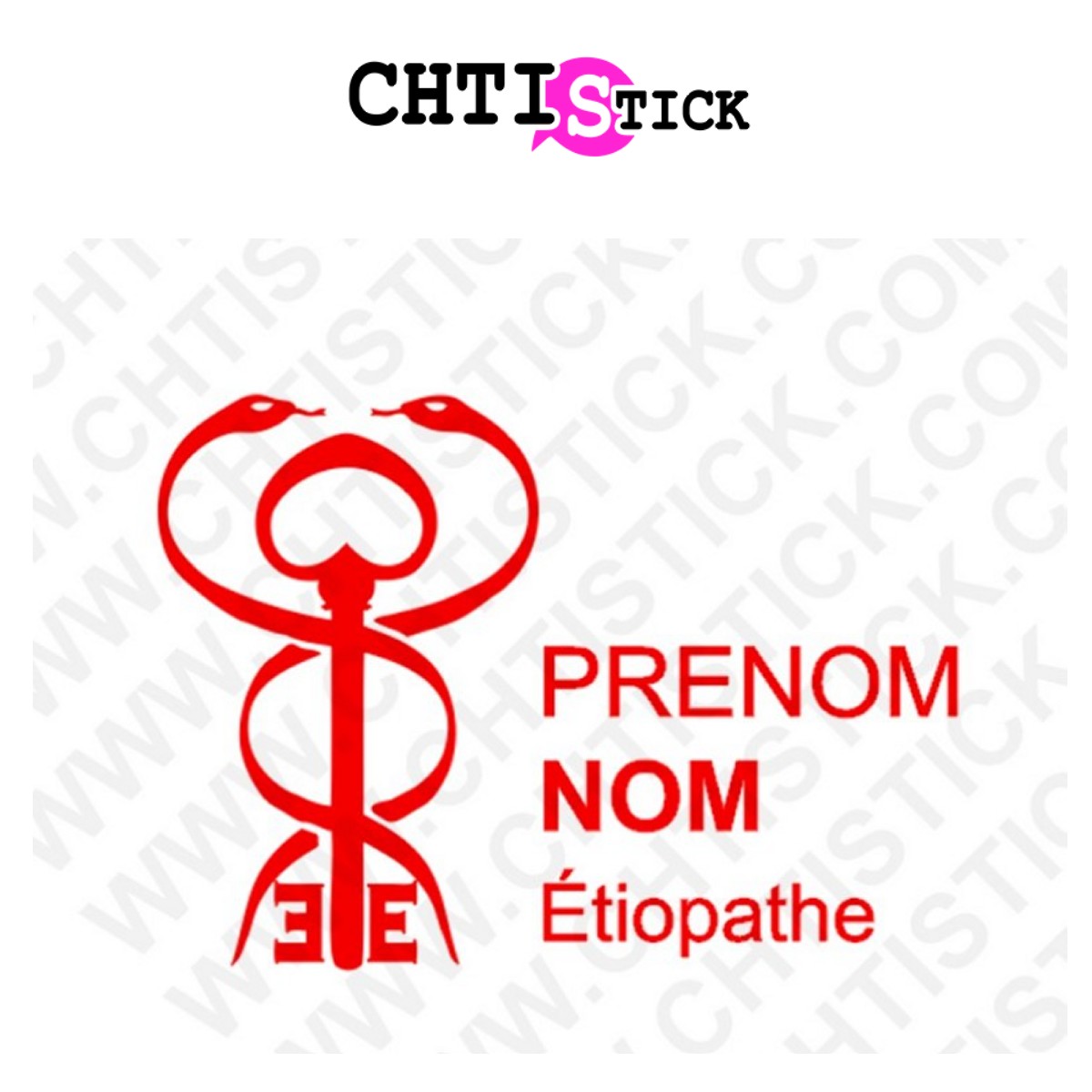 chtistick caducee médical