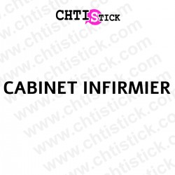 chtistick stickers vitrine infirmier