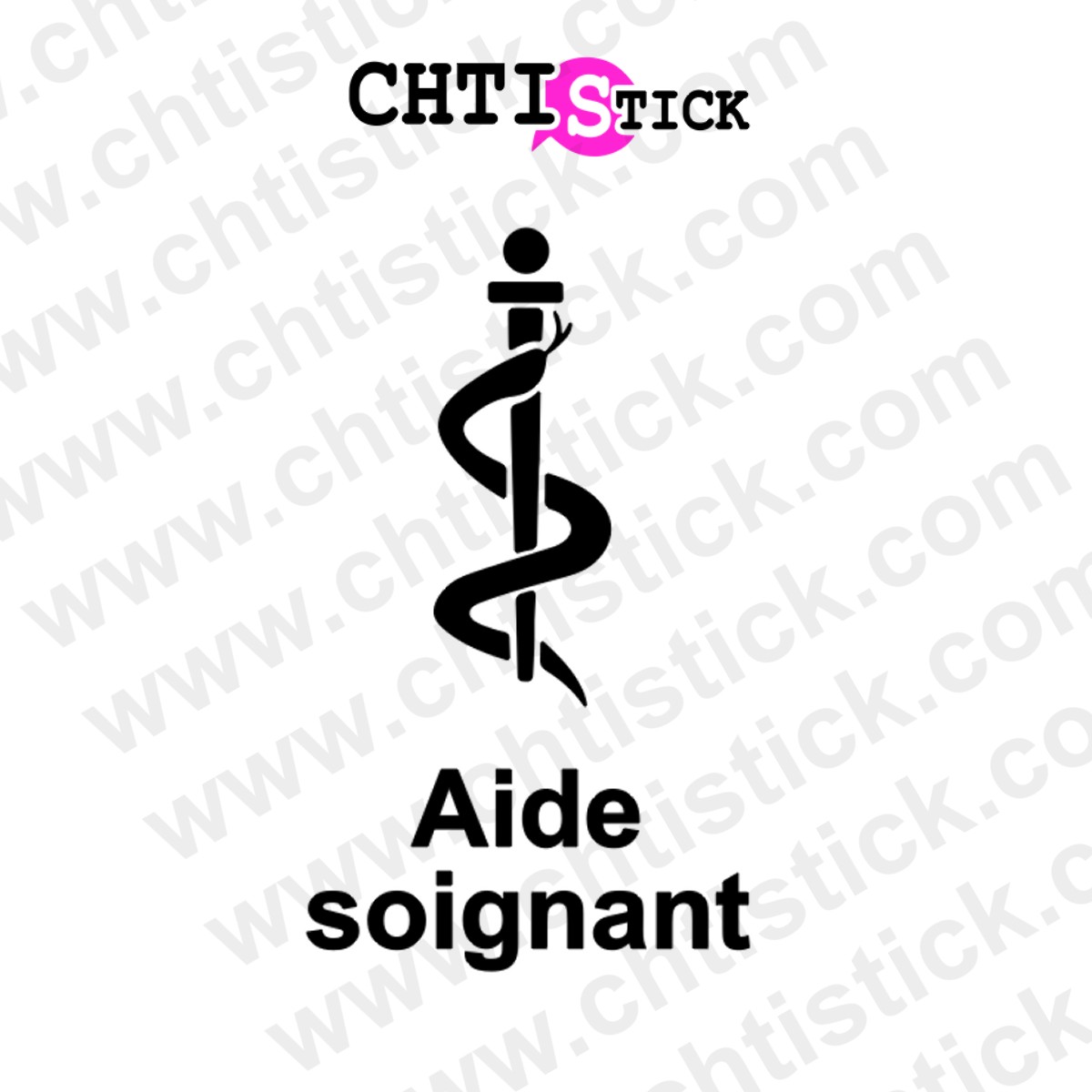Autocollant Aide soignant