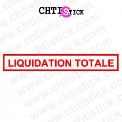 Chtistick Autocollant liquidation totale