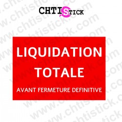 Chtistick Sticker liquidation avant fermeture
