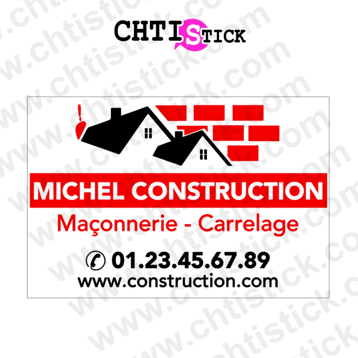 chtistick Flocage utilitaire 