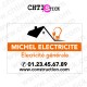 chtistick Flocage utilitaire electricien