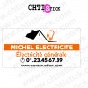 Chtistick Marquage fourgon electricien