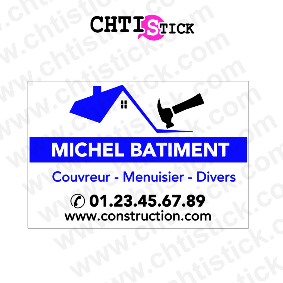 chtistick Marquage vehicule bâtiment