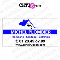 chtistick Marquage fourgon plombier