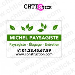chtistick Marquage véhicule paysagiste