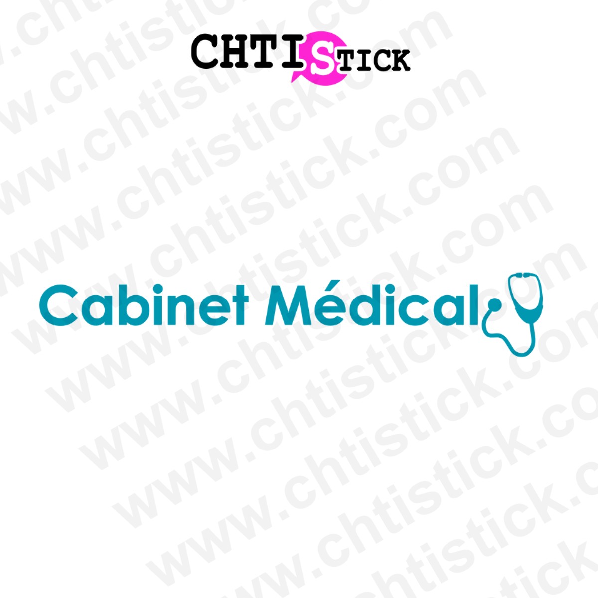 chtistick Lettrage cabinet medical 
