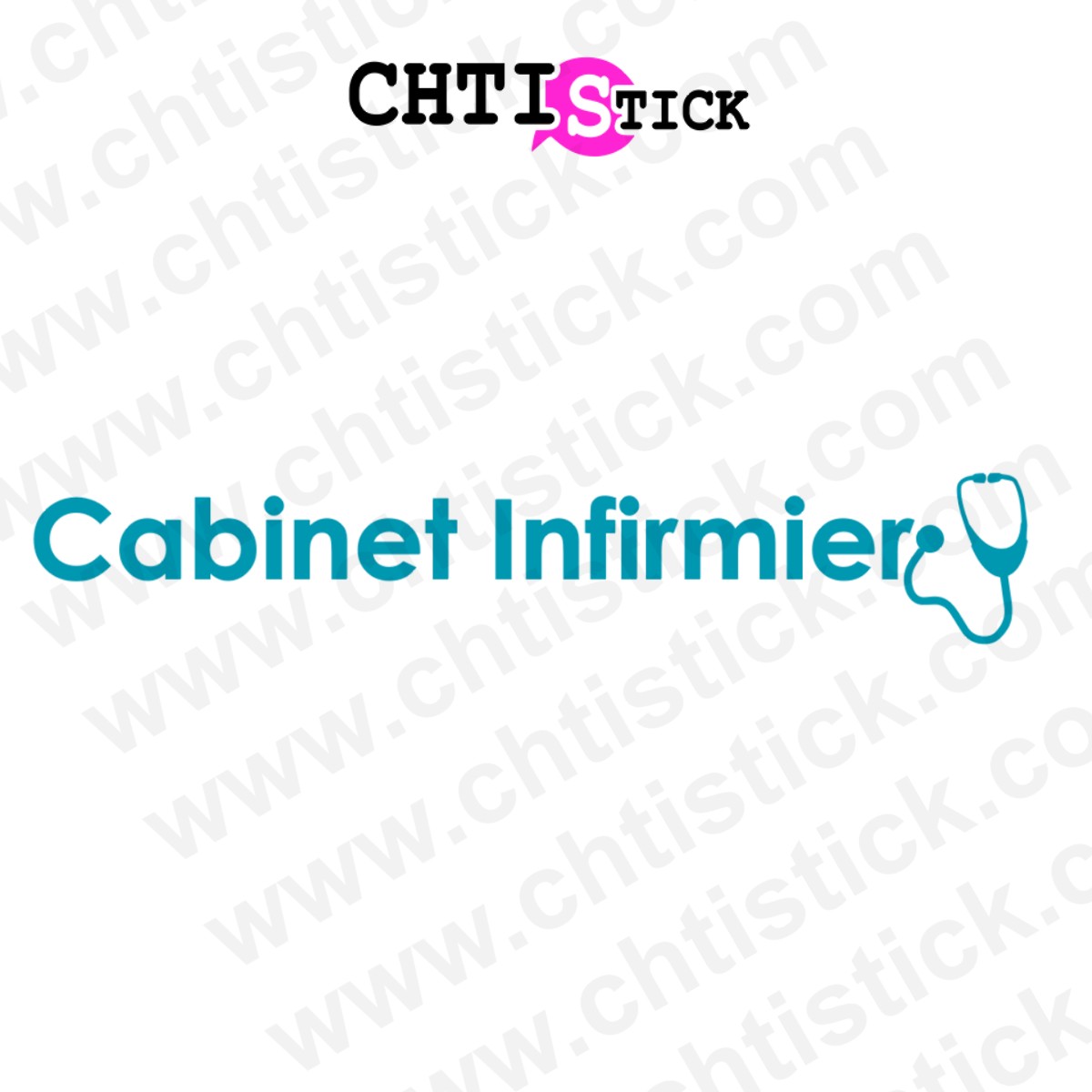 chtistick Lettrage cabinet infirmier