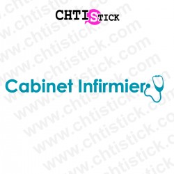 chtistick Lettrage cabinet infirmier