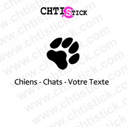 chtistick STICKER SALON TOILETTAGE 07