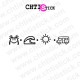 Chtitick Stickers camping car mer