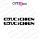 chtistick Autocollant client Educ chient