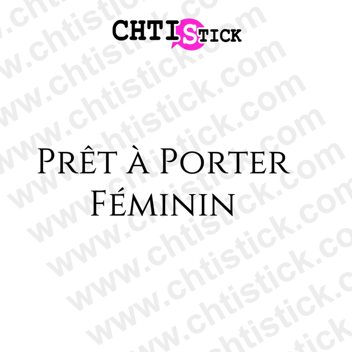 Autocollant PRÊT-À-PORTER Femme