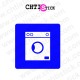 Stickers vitrine laverie automatique