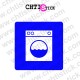 chtistick Autocollant laverie automatique