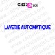 CHTISTICK LETTRAGE ADHESIF LAVERIE AUTOMATIQUE