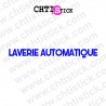 CHTISTICK LETTRAGE ADHESIF LAVERIE AUTOMATIQUE