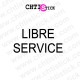 chtistick Lettrage vitrine libre service