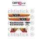 Kit Autocollants Peugeot 103 MVL Orange 1986