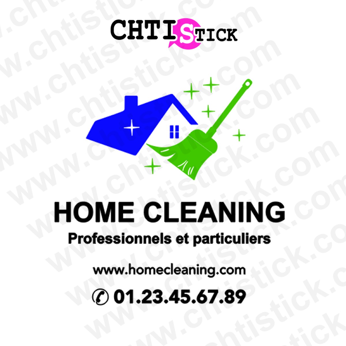 chtistick flocage société de nettoyage