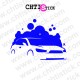 Logo lavage voiture autocollant