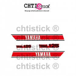 STICKERS YAMAHA 125 TY 1975