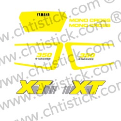chtistick Déco Yamaha 350 XT Noire