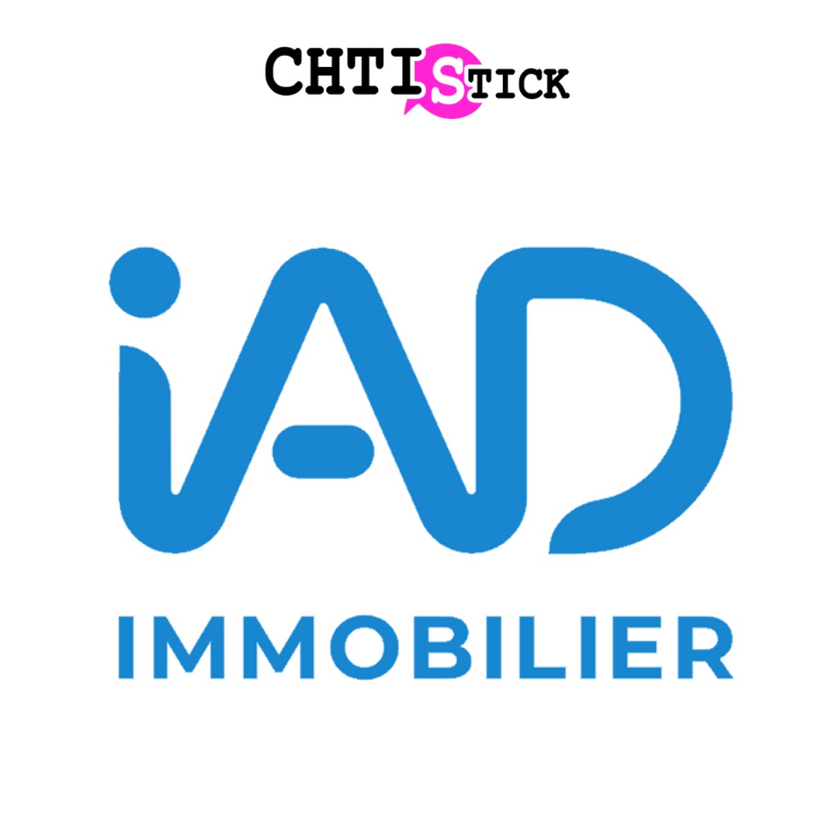 Logo IAD Immobilier Adhésif