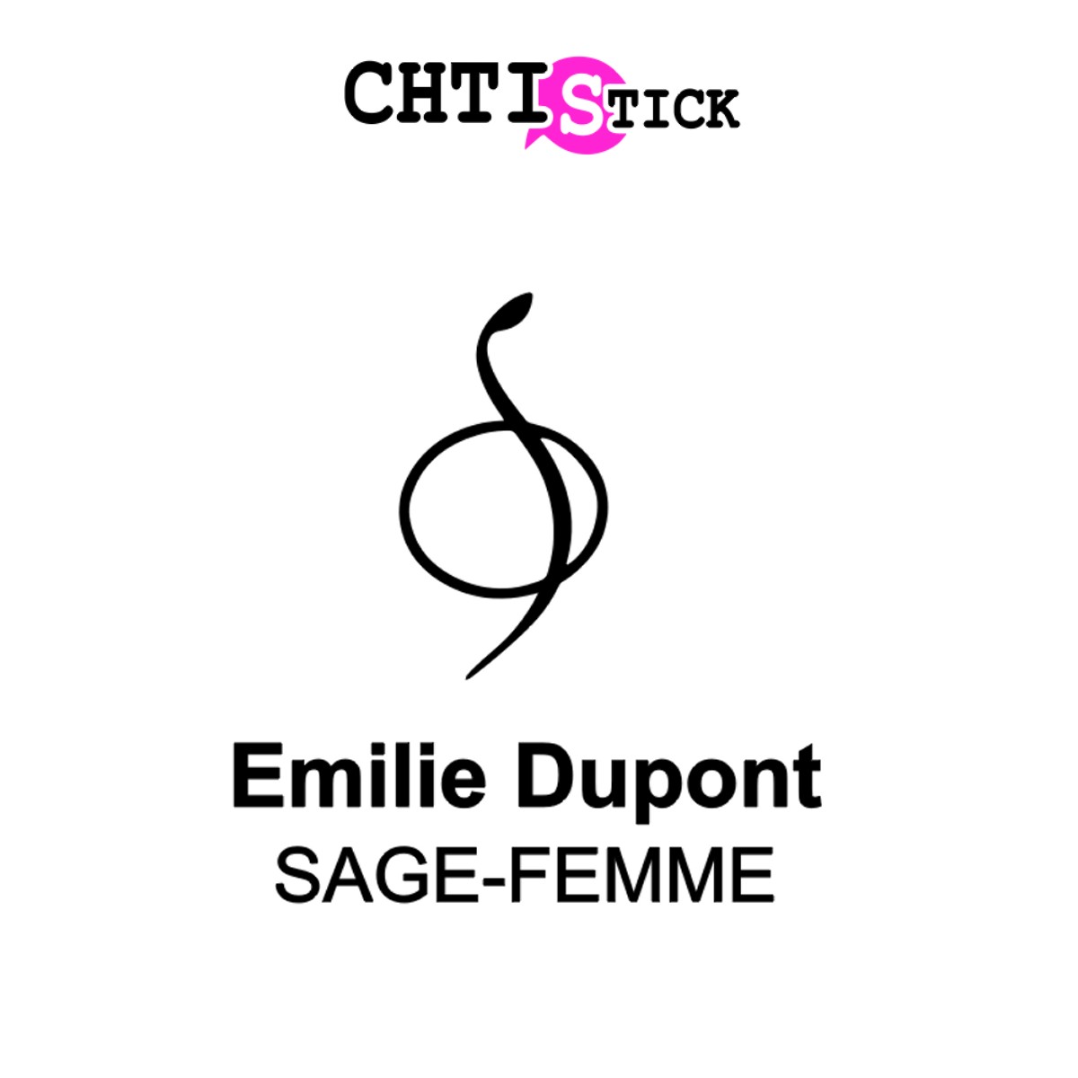 chtistick stickers sage femme