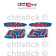 kit stickers complet motobecane mbk 51 J