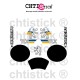 Kit stickers moto Peugeot 50 TLX Bleu