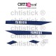 chtistick STICKERS YAMAHA 125 DTMX 80 BB