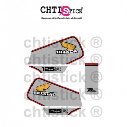 Kit complet autocollant HONDA XLR 125 NOIRE