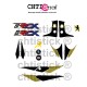 chtistick Stickers Peugeot 103 RCX Jaune