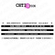 chtistick bande Plaque Immatriculation Garage 