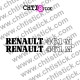 Autocollants Renault 461 M tracteur