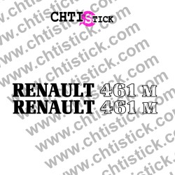 Autocollants Renault 461 M tracteur