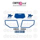 STICKERS YAMAHA TT 350 BLEUE