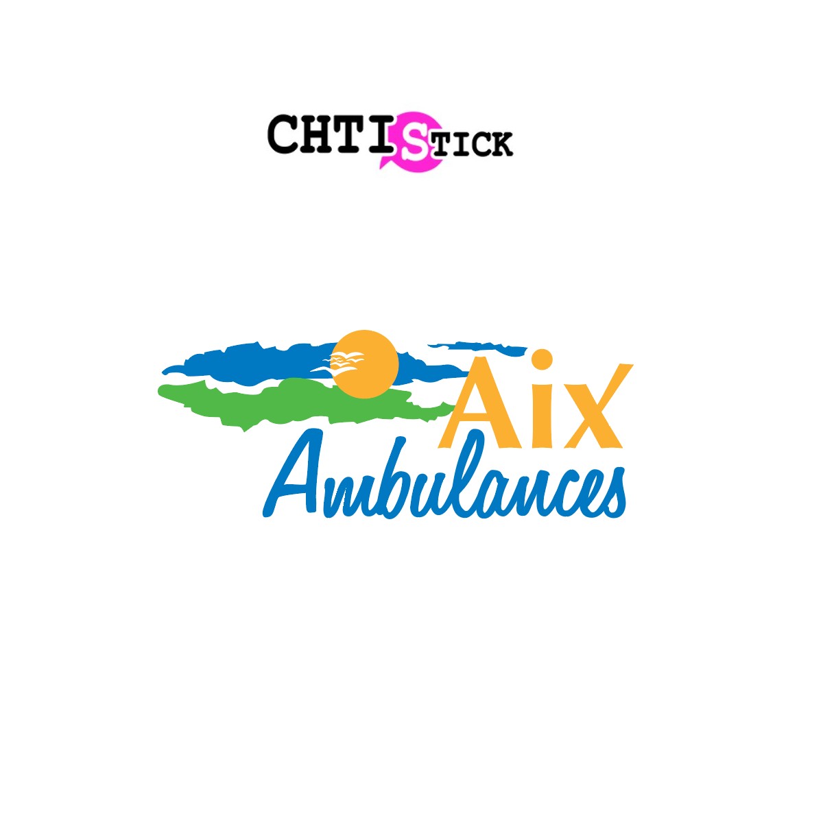 Autocollant ambulance Aix 