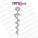 chtistick caducée médical dépoli
