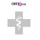 chtistick STICKER CROIX CADUCÉE DEPOLI