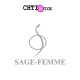 chtistick AUTOCOLLANT SAGE FEMME TXT