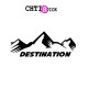Sticker camping car destination