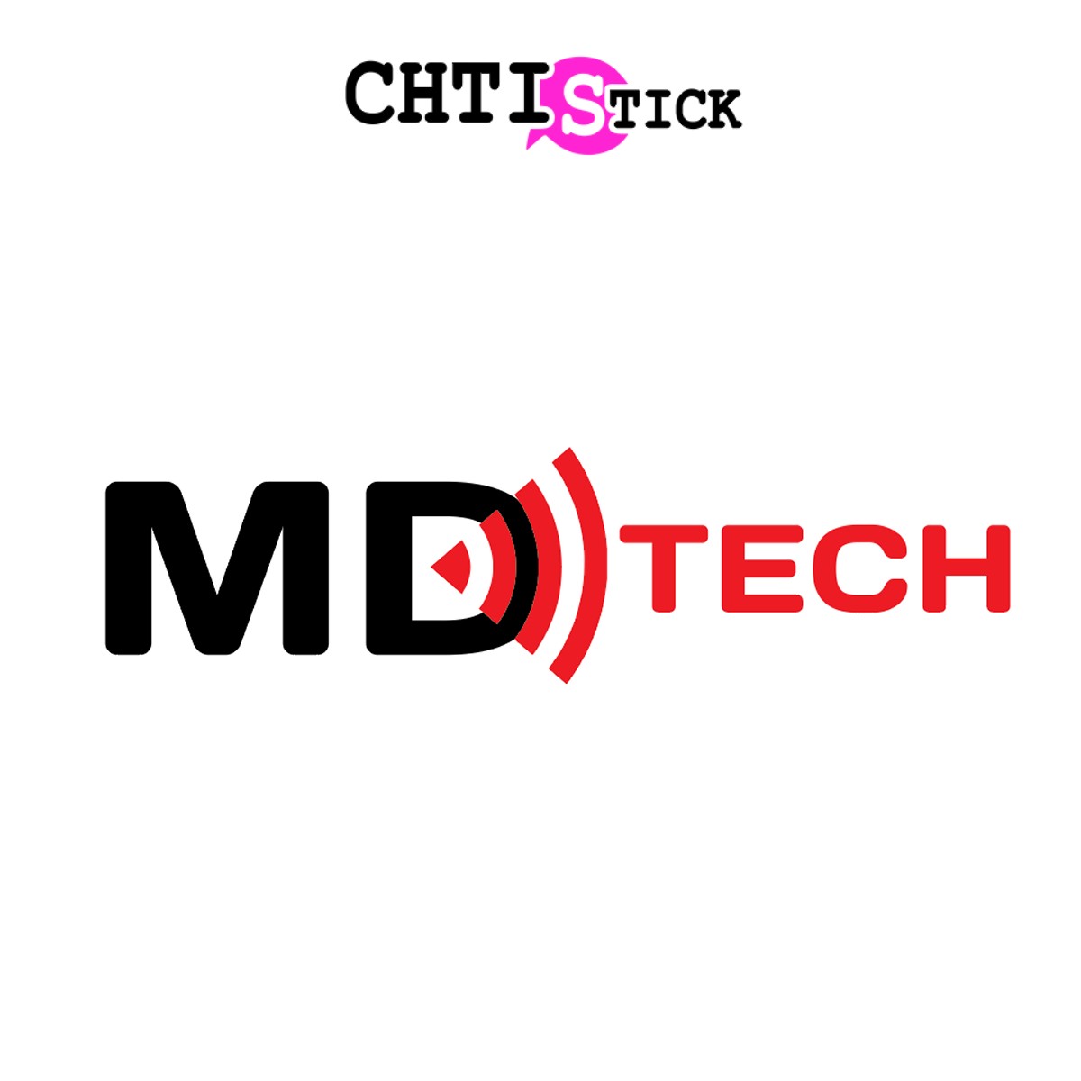 AUTOCOLLANT LOGO MD TECH